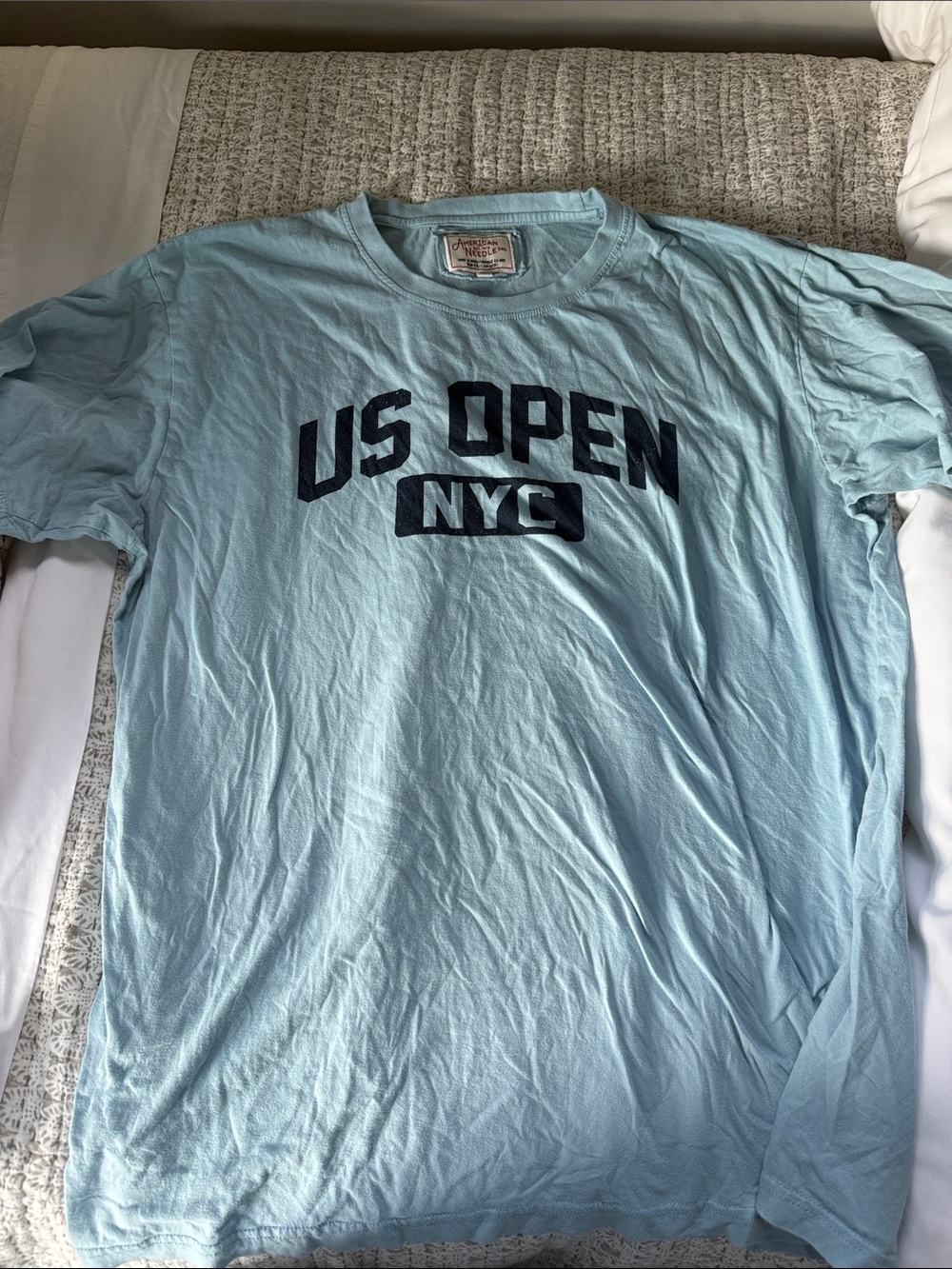 American Needle Light Blue US Open NYC Graphic Tee